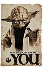 GB eye moviepostersdirect Poster Grand Format de Yoda dans Star Wars 61 x 91,5 cm