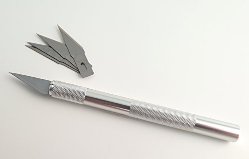 Grafikmesser + 50 Ersatzklingen, Skalpell, Schablonenmesser, Konturenmesser