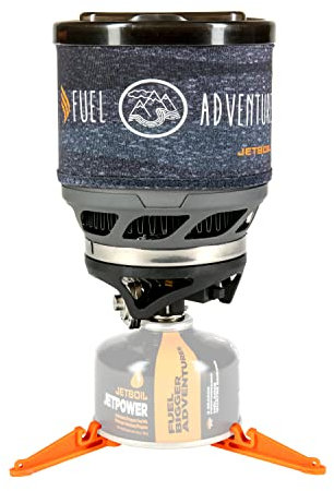 Jetboil MiniMo Camping- und Rucksackofen Kochsystem mit einstellbarer Wärmeregulierung (Adventure)