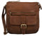 STILORD 'Louise' Vintage Umhängetasche Damen Leder klein Messenger Bag Tablet-Tasche für 9.7 Zoll iPad Schultertasche DIN A5 Handtasche aus echtem Rindsleder, Farbe:mocca - dunkelbraun