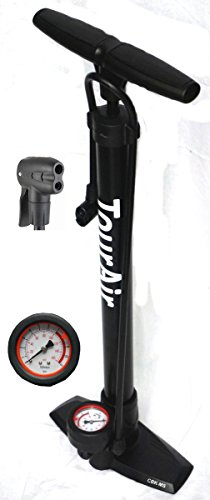 CBK-MS Tour-AIR Standpumpe für Auto- Dunlop- und Sclaverantventil Alu Fahrradpumpe