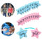 kajkey® 100 piezas pegatinas de baby shower, pegatinas de juego de revelación de género, de pegatinas de baby shower con purpurina dorada para la fiesta de revelación del sexo y el baby shower……