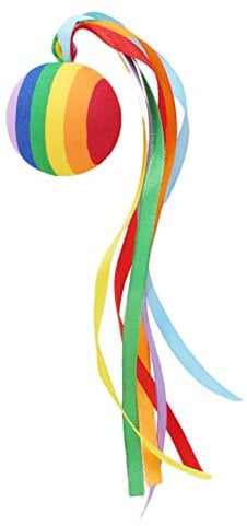 Winwinfly Colorful Long Ribbon Ball Car-Styling Vehicle Antenna Topper Decoration Non-Toxic Cost-Effective Convenient