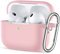 Easuny Custodia per AirPods Pro 2 (2022) - Silicone Cover per AirPods Pro 2nd Case, Antiurto Protezione Cover Compatibile con AirPods Pro Seconda Generazione, con Moschettone, Rosa