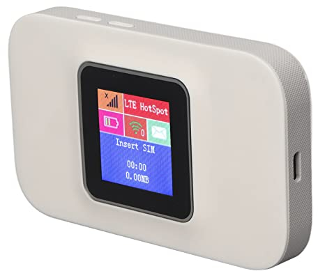 Sxhlseller Pocket 5G WiFi, Enrutador WiFi Móvil de 300 Mbps, Enrutador LTE de Punto de Acceso WiFi de Viaje con Ranura para Tarjeta SIM Plug and Play para Negocios Domésticos en Europa