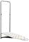 ORION91 - Tabla de Planchar para Colgar en Puerta, Estructura Plástico, Hogar, Funda Acolchada 7mm, Desenfundable y Lavable, Altura Ajustable, Dimensiones 135x39cm (LargoxAncho), Color Gris/Blanco