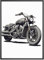 MJ-Graphics - Poster Indina Scout - Bild mit schönem Oldtimer Motorrad | Wandbild Din A4 in Galerie Qualität dickes Posterpapier - FineArt Kunstdruck ohne Bilderrahmen