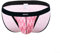 Slip de lingerie pour homme avec une pochette bombée pour un confort amélioré (M rose)