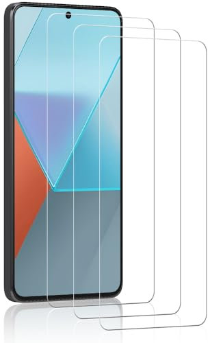 IQShield Protector de Pantalla Xiaomi Redmi Note 13 Pro Cristal Templado, 3D Cobertura Completa, Dureza 9H, Sensible al Tacto, Xiaomi Redmi Note 13 Pro Vidrio Templado Película - 3 Piezas