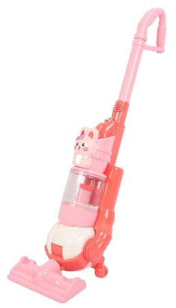 Toddler Cleaning Set,Electric Vacuum Cleaner Toy for Toddler,USB Charging Cartoon Kids Playing Dust Cleaner with Sound Effects,Fun Toddler Vacuum with Suction for Kids (Bunny)