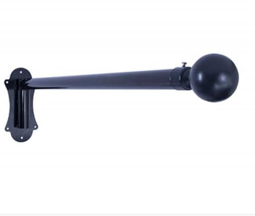 Drapery Arm,Curtain Rod,Door Curtain Rail,Window Curtain Display Stand,Front Door Curtain Rail,Swing Arm Curtain Rod for Side Panels(Size:70cm,Color:A)