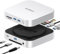 ORICO 40Gbps MiniLink M47P Kompatibel Mac mini M4, Aluminium USB C Hub mit Dual SSD Gehäuse für M.2 NVMe, bis zu 3000MB/s, 3 USB 3.2 SD/TF