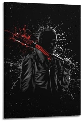 DPSMCZWQ Filmposter The Walking Dead, dekoratives Gemälde, Leinwand, Wandposter und Kunstdruck, moderne Familienschlafzimmer-Dekoration, Poster, 30 x 45 cm, 4 Stück