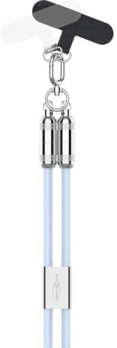 ANSMANN Handykette universal, Lanyard USB C Kabel 120cm, Handyband zum umhängen, USB C auf Lightning Schnellladekabel, handyband, Handy-Umhängeband, geeignet für alle Smartphones, Crossbody-Kette