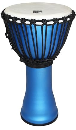 TOCA FREESTYLE ROPE TUNED DJEMBE MATTE OCEAN BLUE 10 SFDJ-10OB