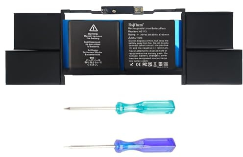 Rsjfhzm A2113 Laptop Ersatz Akku für MacBook Pro 16 A2141 (2019 2020 | Veröffentlichung ) EMC 3347 MVVM2 MVVM2LL/A MVVL2 MVVL2LL/A MVVJ2 MVVJ2LL/A MVVK2 MVVK2LL/A