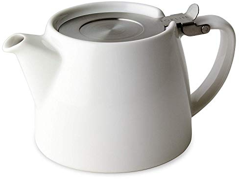Forlife Porzellan Teekanne Stump, weiß, 0.5L