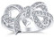 Personalisieren Sie Romantische Feiertagsparty Braut Zirkonia Pflaster CZ Vintage Viktorianischer Stil Band Schleife Ring Für Frauen Teen .925 Sterling Silber Anpassbarer Schmuck