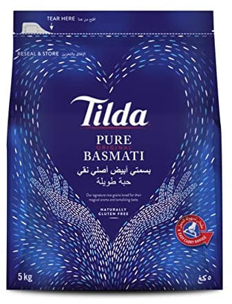 Tilda Pure Basmati Rice, 10 kg