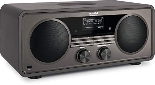 TechniSat DIGITRADIO 631 - Stereo Internetradio (DAB, UKW, 70 Watt 2.1 System m. Subwoofer, CD, USB, Bluetooth-Streaming, AUX, WLAN, Wecker, Spotify Connect, Fernbedienung) anthrazit
