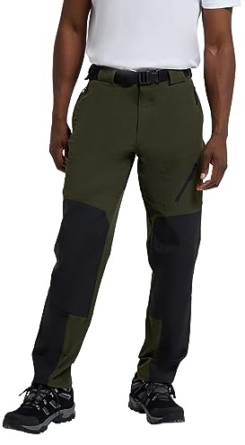 Mountain Warehouse Herren-Trekkinghose - Wanderhose, wasserabweisend, 4-Wege-Stretch, verstärktes Gewebe, LSF 50+ - Camping, im Freien, Frühling Sommer