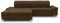 DOMO. collection Ecksofa Mika, Sofa in L-Form, Eckcouch, Polsterecke 260 x 178 x 80 cm (BxTxH), dunkelbraun