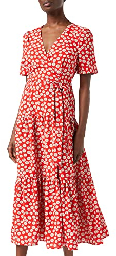 Louche Emin-Daisy-Dancer Robe, Rouge, 42 Femme