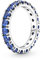 PANDORA Ring Timeless funkelnde Reihe silber, blaue Kristalle 190050C02 60