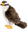 Teddys Rothenburg Kuscheltier Falke 23 cm braun/grau/weiß Plüschvogel