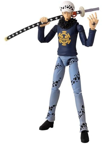 BANDAI – Anime Heroes – One Piece – Anime Heroes-Figur 17 cm – Trafalgar Law – Gelenkfigur Law One Piece - Offizielle Lizenz - 36937