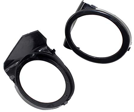 Benkeg Kühlergrillverkleidung, Nebelscheinwerfer, Abdeckung, Lampengitter, Verkleidung, Schwarz, Halogen, Kunststoff, Auto, 3er E46 M3 Sport 2000-2005