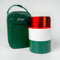 FASIAH Thermos Alimentaire Acier Inoxydable, Boites Isotherme Chaud 750ml, Lunch Box sans BPA, Mug, Sac Voyage pour Repas Chaud, Café, Soupe à emporter (drapeau Italie Green, White, Red)