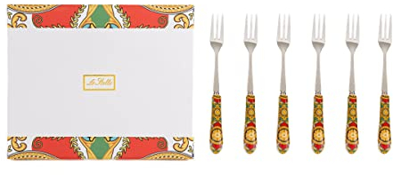 6pc Decorated Ceramic Forks Dessert Forks Appetizers Dessert Forks Dessert Cake
