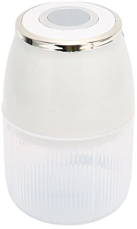 Tritatutto Elettrico per Aglio, Tritatutto Elettrico da 40 W, Motore Ad Alta velocità, Testa Taglierina a 3 Lame per Peperoncino, Carne, Aglio (Placcato Argento Bianco)