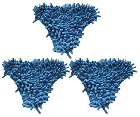 Robot Vacuum Accessories 3 PCS Blue Coral Mop Pads Fit for H2O X5 Steam Mop Replacement Microfiber Cleaning Pads Fit for H2O X5 Vacuum Cleaner Parts