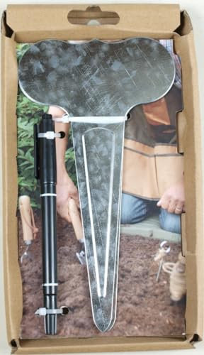 6er Set Pflanzschilder Pflanzetiketten aus Metall Zink inkl. wasserfestem Stift zum Beschriften