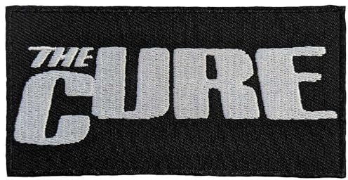The Cure Band Logo Woven Patch Accessory Size