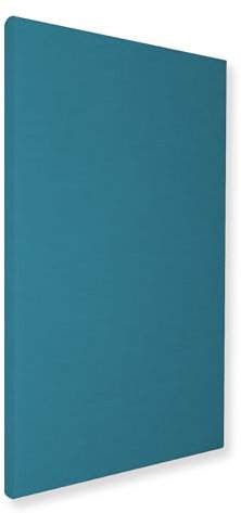 SILENT4® Schallabsorber Wand 114x72x5cm Akustikbild Akustikpaneele aus Akustikvlies, Klettverschluss- & Schraubmontage, messbar verbesserte Raumakustik durch Akustikplatten mit Stoffbezug in Petrol