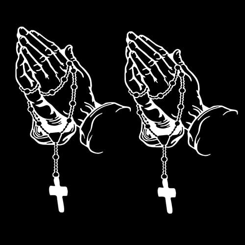 Auto-Aufkleber, Perlen-Rosenkranz, Gott, Christus, Gebet, Glas, Vinyl, Styling, Motorrad, Fenster, N0m4, Geste, Aut, Dekoration, kleine Weihnachts-Stoßstangen, kleine Aufkleber