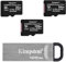Kingston's Cutting-Edge Memory Bundle - 32GB, 64GB & 128GB Cards + 128GB DataTraveler® Kyson - Quick Transfer Speeds & Extreme Durability - Boost Your Photography & Videography