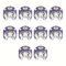 Azuocn 10pcs Lilypad Coin Cell Battery Box CR2032 Battery Holder Module Without Battery