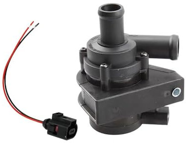 Bomba De Agua Del Coche Bomba de agua de refrigeración para coche, auxiliar eléctrico adicional de 12V para, Q3 1K0965561J Bomba Agua Auxiliar Motor(WaterPump With Cable)