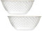 Lot de 2 saladiers 300 cl Collection Seren en Plastique Transparent et doré