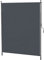 Outsunny Store Vertical avec manivelle sans perçage Brise-Vue de Balcon Cadre en Aluminium Protection UV pour terrasse, Balcon, 200 x 305 cm Gris