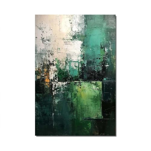 Bilder Marmor Style Grün Abstrakt 140x80 cm Modern Leinwandbild Groß XXL Wohnzimmer Schlafzimmer Wandbild deko Kunstdruck Canvas Desing Wand Bild auf Leinwand Ungerahmt