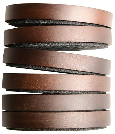 Holzuntersetzer Set, 11 cm, 6 Stück, Filz-Unterseite, Saugfähig, Isolierend, Stapelbar, Braun, Hochwertiges Design