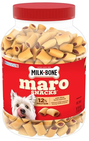 Milk-Bone MaroSnacks Small Dog Treats with Real Bone Marrow, 40 Oz.