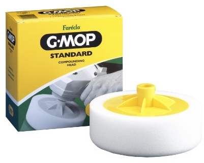 Farécla SGM14/12 Standard G-Mop Compounding Sponge, White, 6 inches