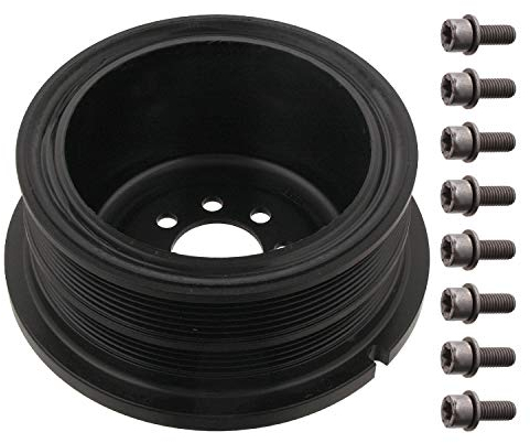 febi bilstein 33614 Riemenscheibe (entkoppelt) für Kurbelwelle, mit Schrauben , 1 Stück