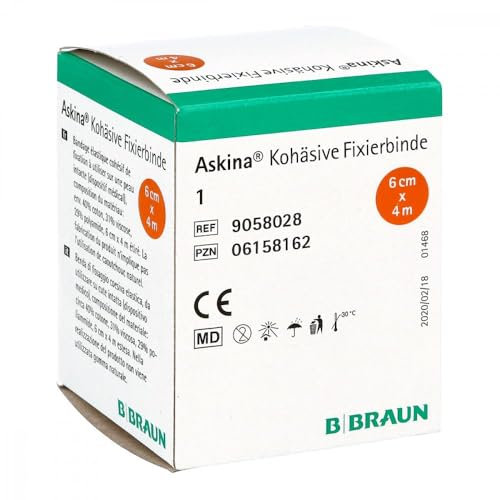 ASKINA Fixierbinde kohäsiv 6 cmx4 m 1 St